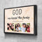 #18 GOD has blessed this Family Personalized Canvas