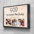 #18 GOD has blessed this Family Personalized Canvas