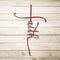#19 Faith Cross Metal Sign