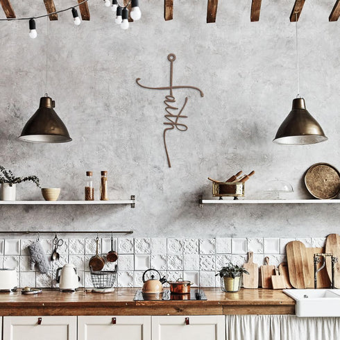 #19 Faith Cross Metal Sign