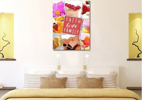 #2 Faith Love Family Canvas