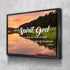 2 Timothy 1:7 NIV God Gave Us Power & Love Canvas Wall Art Print