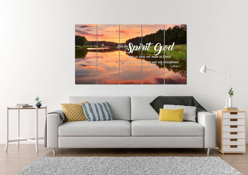 2 Timothy 1:7 NIV God Gave Us Power & Love Canvas Wall Art Print