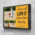 #21 Above all Love each other Deeply Personalized Family Art