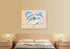 #24 Heart Shaped Personalized Family Wall Art Canvas