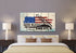 3 Crosses #6 American Flag Patriotic Wall Art