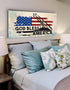 3 Crosses #6 American Flag Patriotic Wall Art