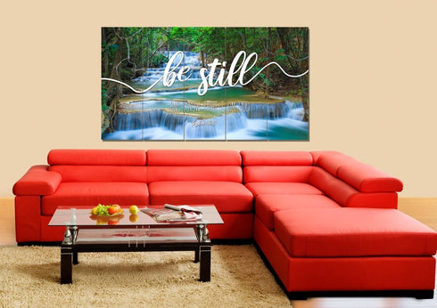 #3 Mini Waterfalls & Be Still Canvas
