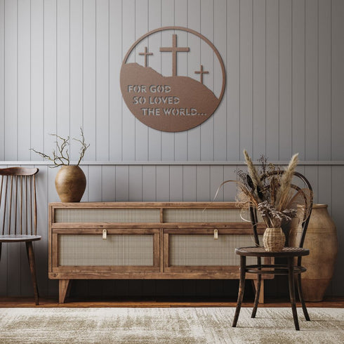 #37 John 3:16 Metal Sign