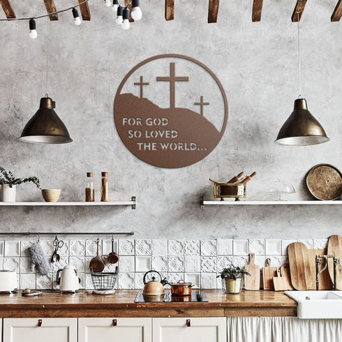 #37 John 3:16 Metal Sign