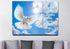 #4 Dove flying in the sky on Psalm 91:4 Wall Art