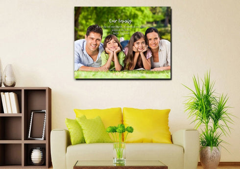 #4 Our Family - Founded by Faith Family Canvas