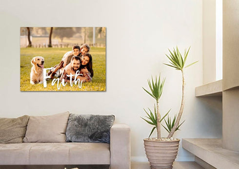 #5 Faith - Custom Family Wall Art Canvas