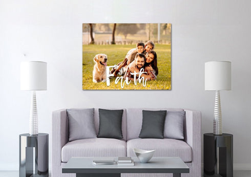 #5 Faith - Custom Family Wall Art Canvas
