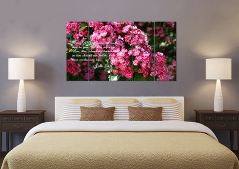 John 3:16 KJV #23 Bible Verse Canvas Wall Art