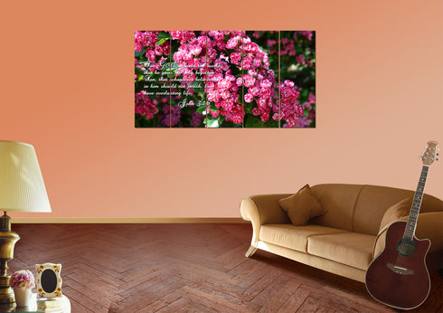 John 3:16 KJV #23 Bible Verse Canvas Wall Art