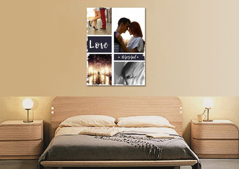 #6 Love & Blessed Canvas