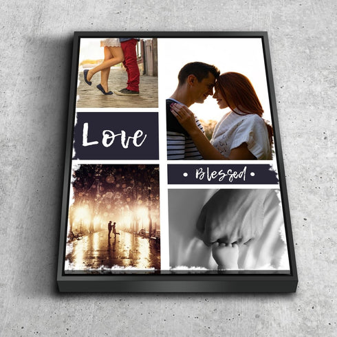 #6 Love & Blessed Canvas