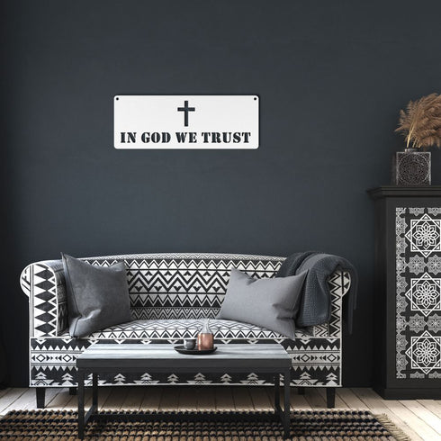 #63 - In God We Trust Plaque Metal Sign