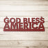#67 - God Bless America Metal Sign