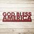 #67 - God Bless America Metal Sign