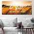 #7 Sunset Wheat Fields & Be Still Wall Art Canvas