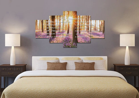 #8 Calm Morning Sunrise & 10 Commandments Wall Art