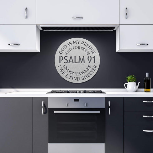 #97 - PSALM 91 Metal Sign
