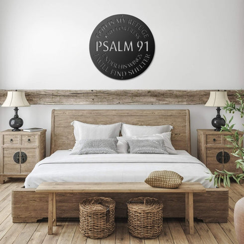 #97 - PSALM 91 Metal Sign