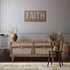 #99 - Ephesians 2:8 "FAITH" Metal Sign