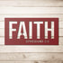 #99 - Ephesians 2:8 "FAITH" Metal Sign