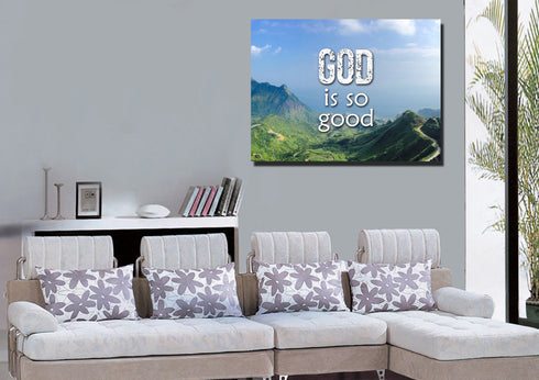 God is Good Wall Art Canvas Print
