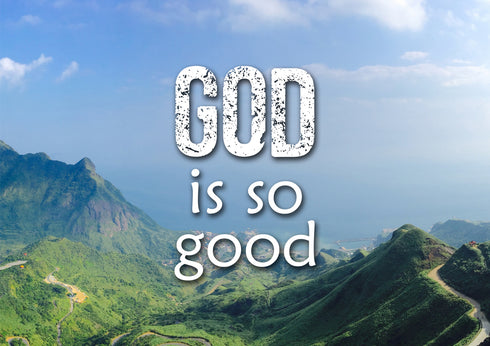 God is Good Wall Art Canvas Print