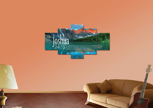Joshua 24:15 Canvas Wall Art Print