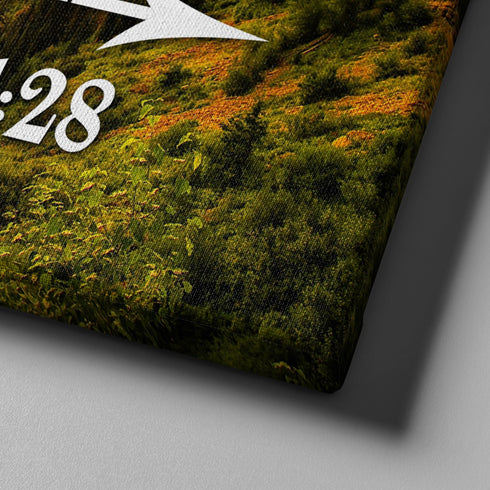 Matthew 11:28 Canvas Wall Art Print