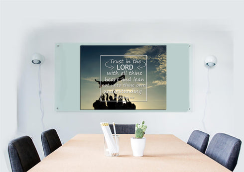 Proverbs 3:5 #2 KJV Trust in the Lord with all thine heart Bible Verse Wall Art Canvas
