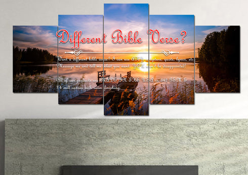Psalm 46:1 God is our Refuge and Strength Canvas Wall Art Print