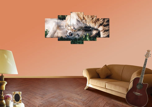 A Power Couple is a Praying Couple Canvas Wall Art Print