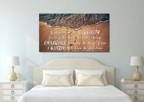 Beach Steps #16 Serenity Prayer Wall Art