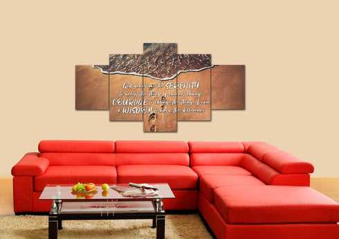 Beach Steps #16 Serenity Prayer Wall Art