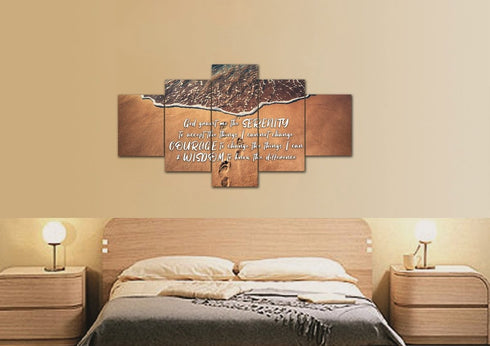 Beach Steps #16 Serenity Prayer Wall Art