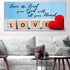 Blocks #4 Love the Lord your God Wall Art