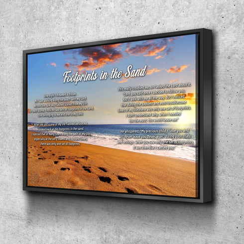 Bright Sun #10 Footprints in the Sand Wall Art & Decor