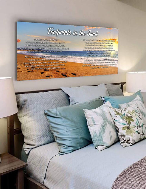 Bright Sun #10 Footprints in the Sand Wall Art & Decor