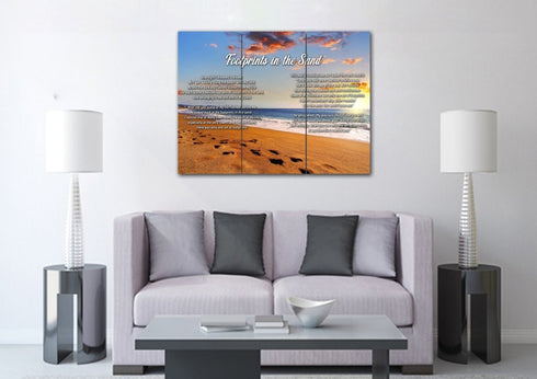 Bright Sun #10 Footprints in the Sand Wall Art & Decor