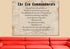 Brown Background & 10 Commandments #4 Wall Art
