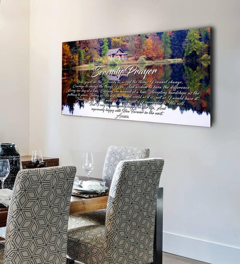 Cabin #15 & Serenity Prayer Wall Art