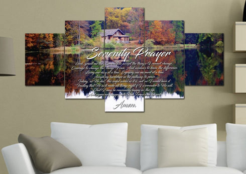 Cabin #15 & Serenity Prayer Wall Art
