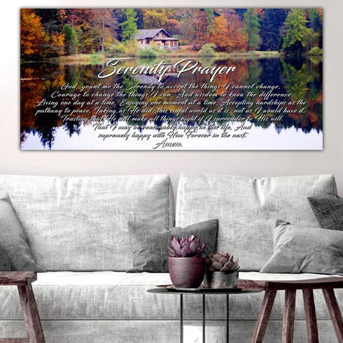 Cabin #15 & Serenity Prayer Wall Art