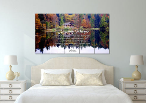 Cabin #15 & Serenity Prayer Wall Art